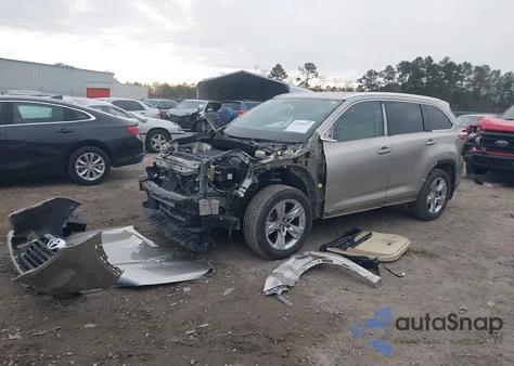 2016 Toyota Highlander Limited V6 из США, поврежденный, VIN 5TDDKRFH0GS319418